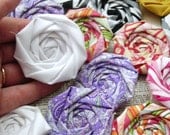 Wholesale Fabric Flowers Rosettes 2-inches Set of 25