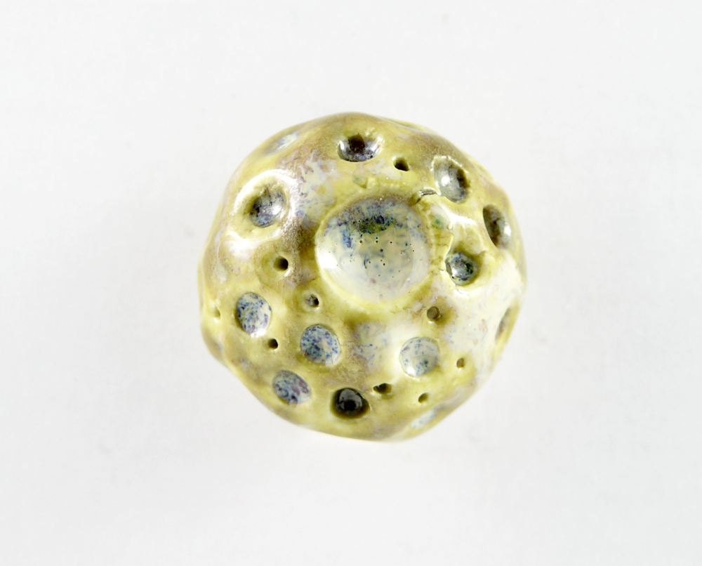 ring adjustable olive green blue porcelain ceramic organic fungi craters modern moon sea beach free shipping