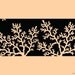 Vinyl decal CORAL REEF HEADBOARD Wall art stickers interior decor by Decals Murals (King)