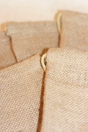 jute burlap gift bags PLAINx10, wedding favor bags, gift favor bags for parties, soaps, candies, candles