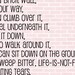We All Have Brick Walls Art Print (8.5 x 11)