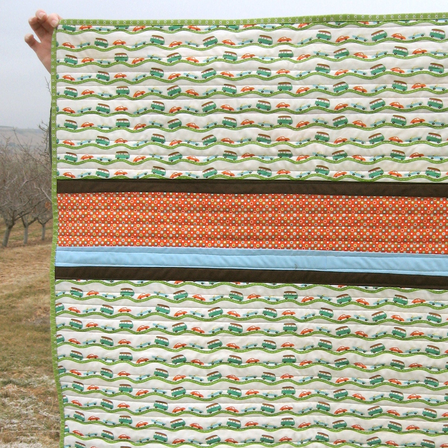 QUILT, Riley Blake Boy Crib Baby Quilt