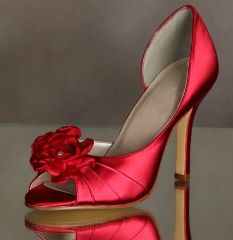 Wedding Shoes - Valentine Red