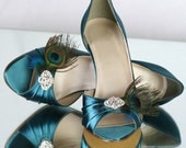 Wedding Shoes - Peacock - Design your Own