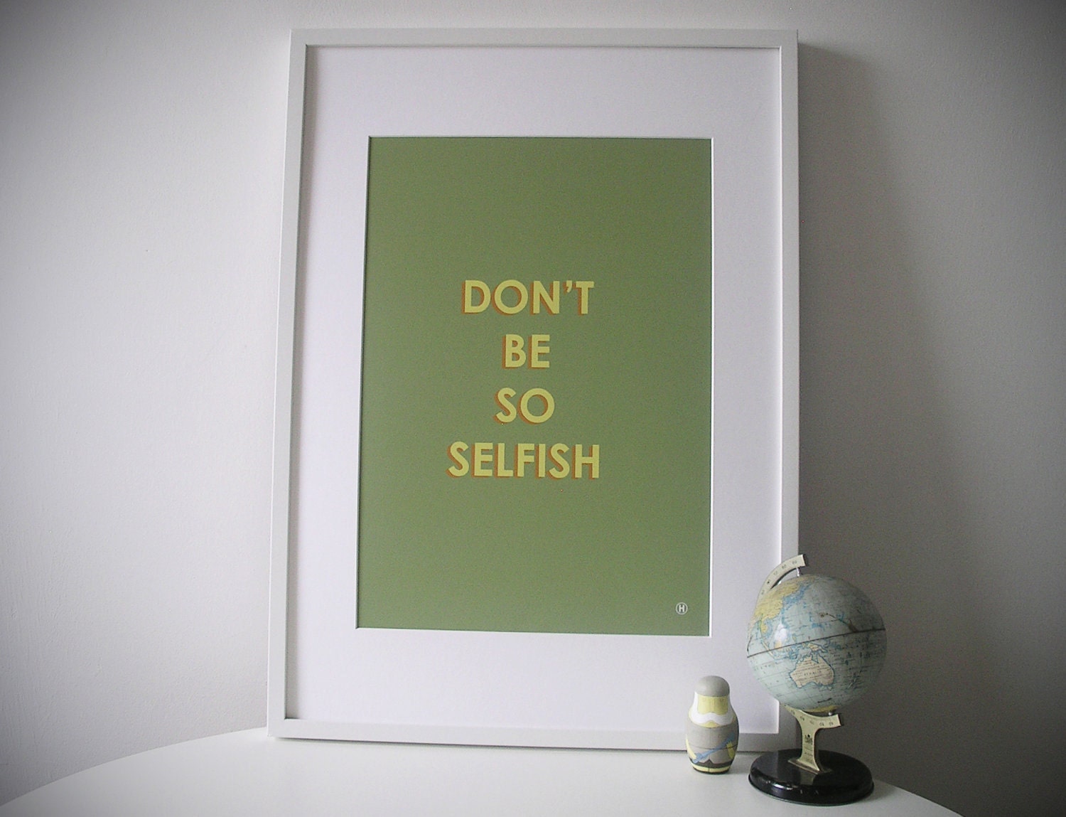 Don't be Selfish
