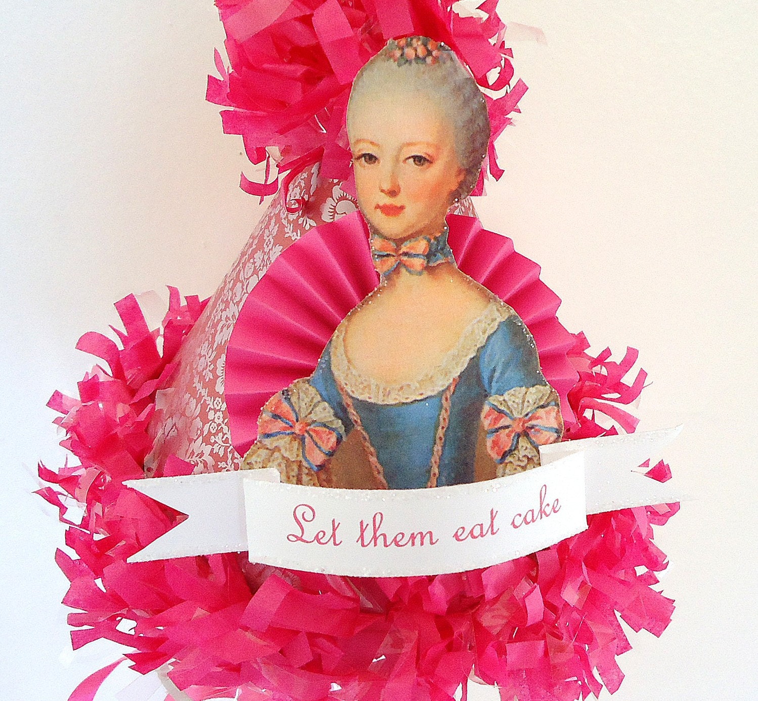 NEW Marie Antoinette Let them eat cake party hat, photo prop, special occasion