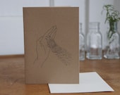 Friendly Beast High Five Note Card