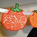 Pumpkin Banner In The Hoop Banners Machine Embroidery Design Applique Pattern 3 sizes 4", 5", 6" all done In-The-Hoop Halloween Thanksgiving