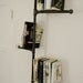 Industrial Pipe Bookshelf with Decortive Knob. home and garden, furniture, bookshelf