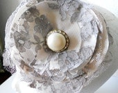 The FRANKIE - lace headpiece, lace fascinator, lace hat, lace hair comb