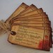 Antique Toe Tag - Morgue - Halloween Party Invitation - INSTANT DOWNLOAD