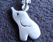 Little elephant necklace in sterling silver