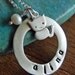 Cat necklace pendant in sterling silver Halloween jewelry