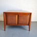 Mid Century Modern Danish Style Caned End Table