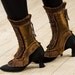 Spats, copper brown colour