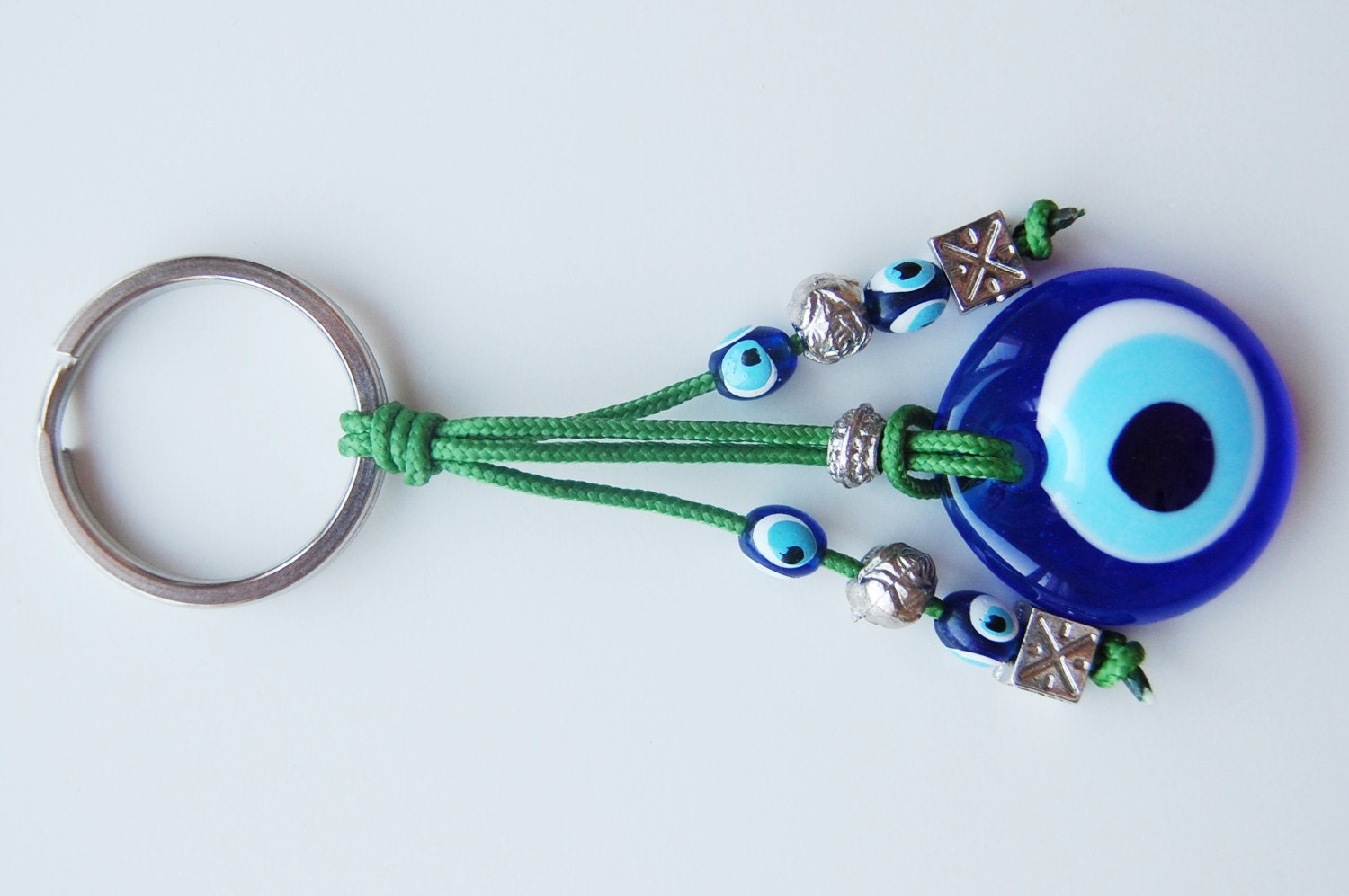 Evil Eye Handmade Glass Bead Key Chain