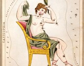 18x24 Vintage Constellation Print. Cassiopeia. Urania's Mirror - 012