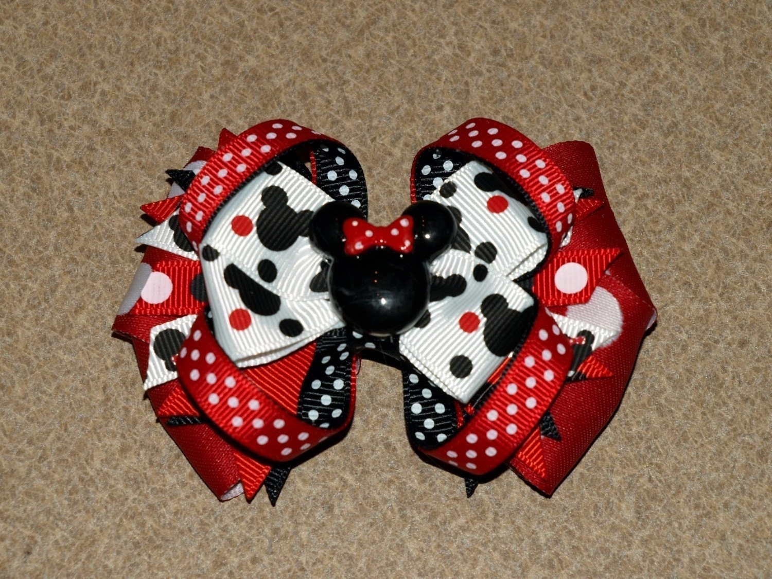 Melanie Minnie Mouse Red and White Polka Dot Jumper Dress