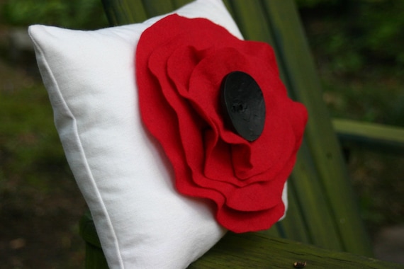 Big Poppy Pillow