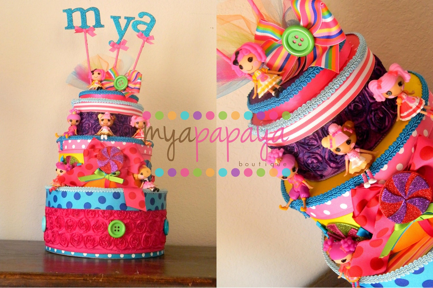 Candyland Lalaloopsy Birthday Cake Centerpiece