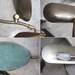 Vintage Metal Banker's Lamp. Utilitarian Design. Elegant Form