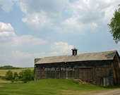 Free US Shipping Barn Photography Amish Country Farm Fine Art photography 8x10 Fields weathered barn Holmes County Ohio IN STOCK