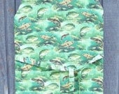 FISHERMAN'S FAVORITE Chef Barbeque Apron with Big Pocket & Adjustable Ties
