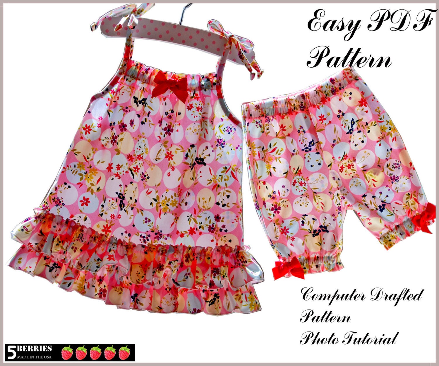Chloe Tank Pillowcase TOP PATTERN  for Girls, Children's PDF Sewing Patterns, baby, toddler, e book, pdf