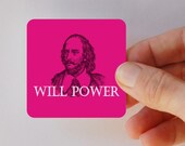 will power square magnet