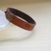 Go forth and set the world on fire engraved 1/2" leather bracelet