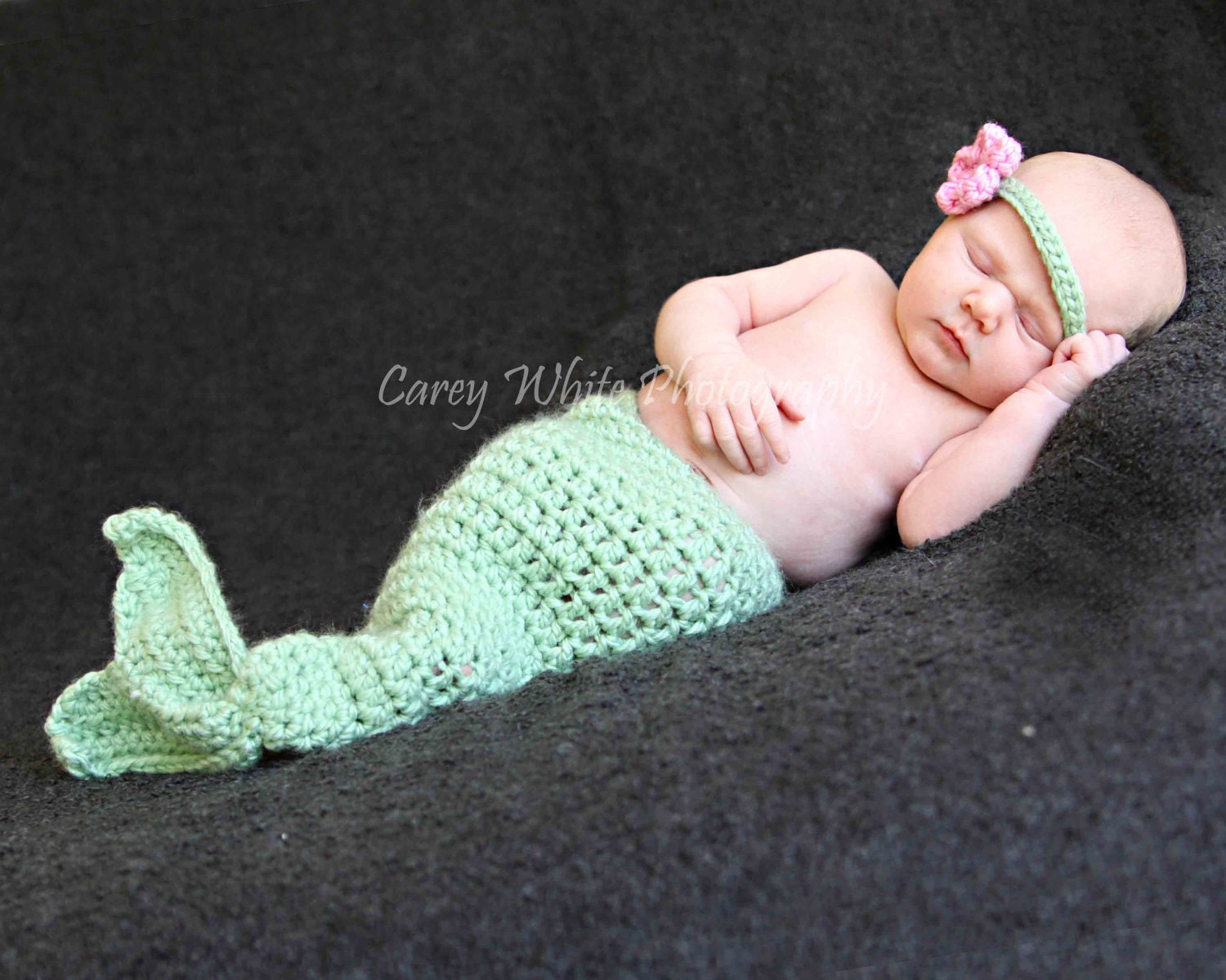 Mermaid Cocoon and Headband
