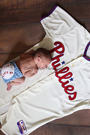 Baby Boy Baseball Diaper cover Newborn Photo Prop