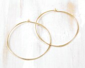 Large Gold Hoop Earrings