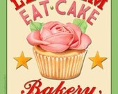 Poster print Let Them Eat Cake 8 x 10 by Patricia Shea