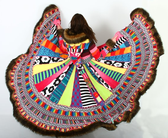 Rainbow Coat - RESERVED for Tanis