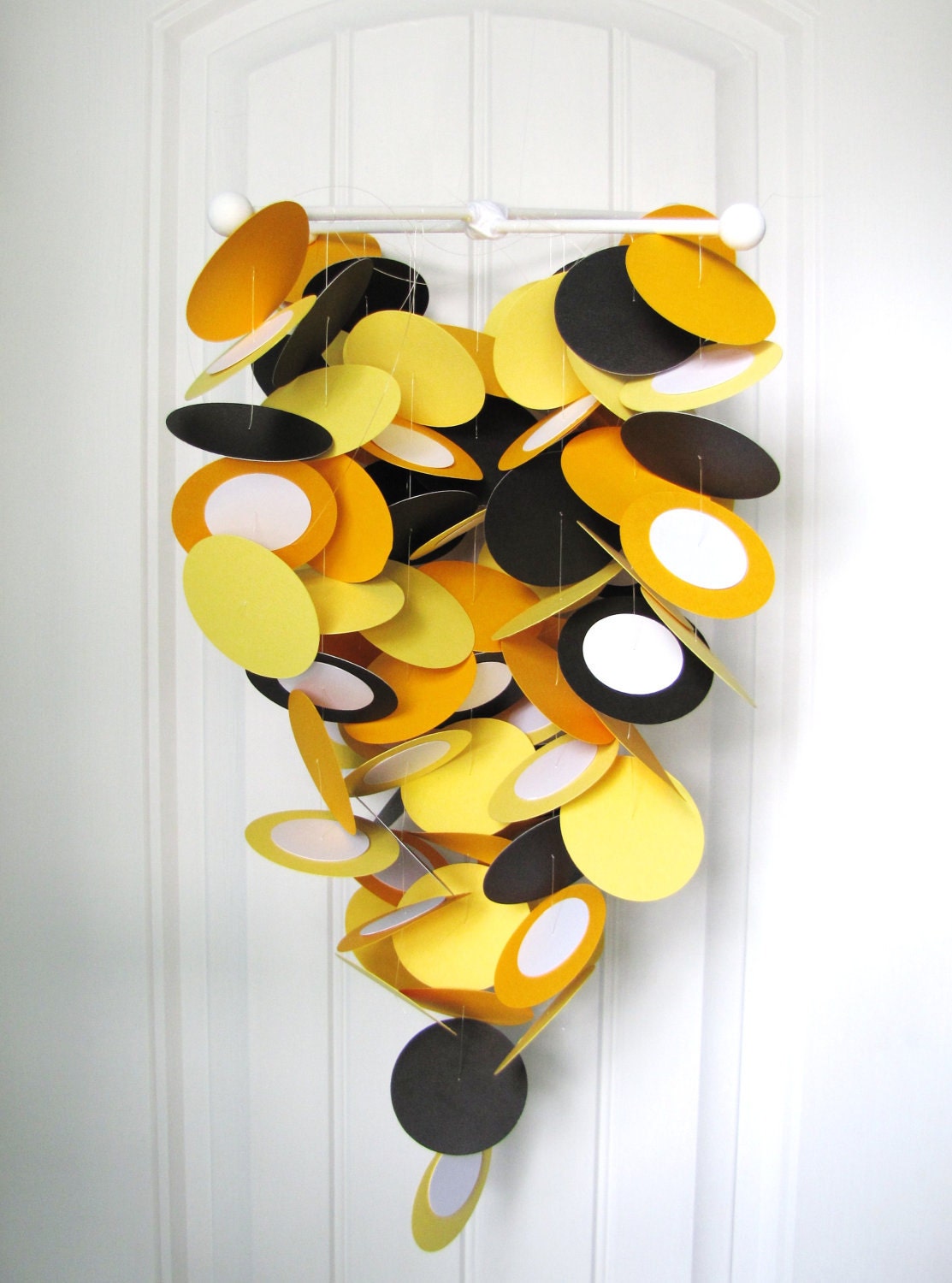 Nursery Baby Mobile in Bumble Bee - Yellow Mobile - Modern Crib Mobile