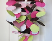 Baby Mobile in Pink Berry Vine