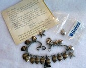 Beta Sigma Phi Charm Bracelet w Hearts Stars & More 1947 - 1988