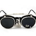Steampunk Gothic flip up Sunglasses Hi Tek London Alexander