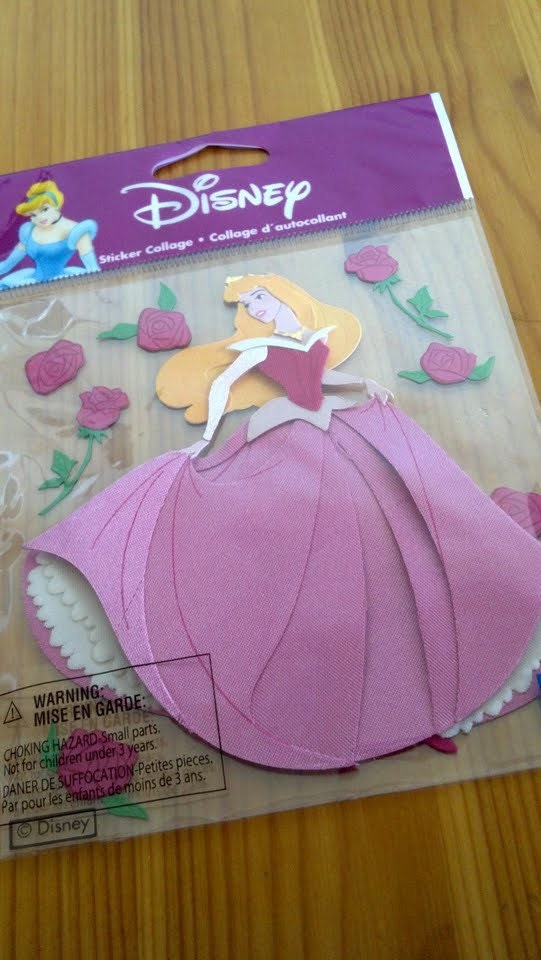 Sleeping Beauty with Flowers Sticker
