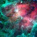 Infrared Eagle Nebula Photograph 13x19-inch Spitzer Space Telescope Photo on Metallic Paper