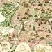 Yummy Paris map illustration poster French home decor print Parisian hotels Food art Kitchen drawing