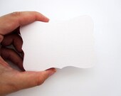 100 Wedding Bracket cards in White Cardstock (3.5 x 2.5 inches) die cuts A244 Il_170x135