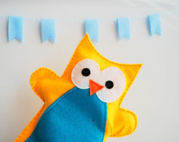 Owl Hand Puppet for Small Hand A352 Il_570xn