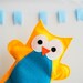 Owl Hand Puppet for Small Hand A352