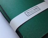 Dark Green Pocket Notebooks -Set of 2 Jotters