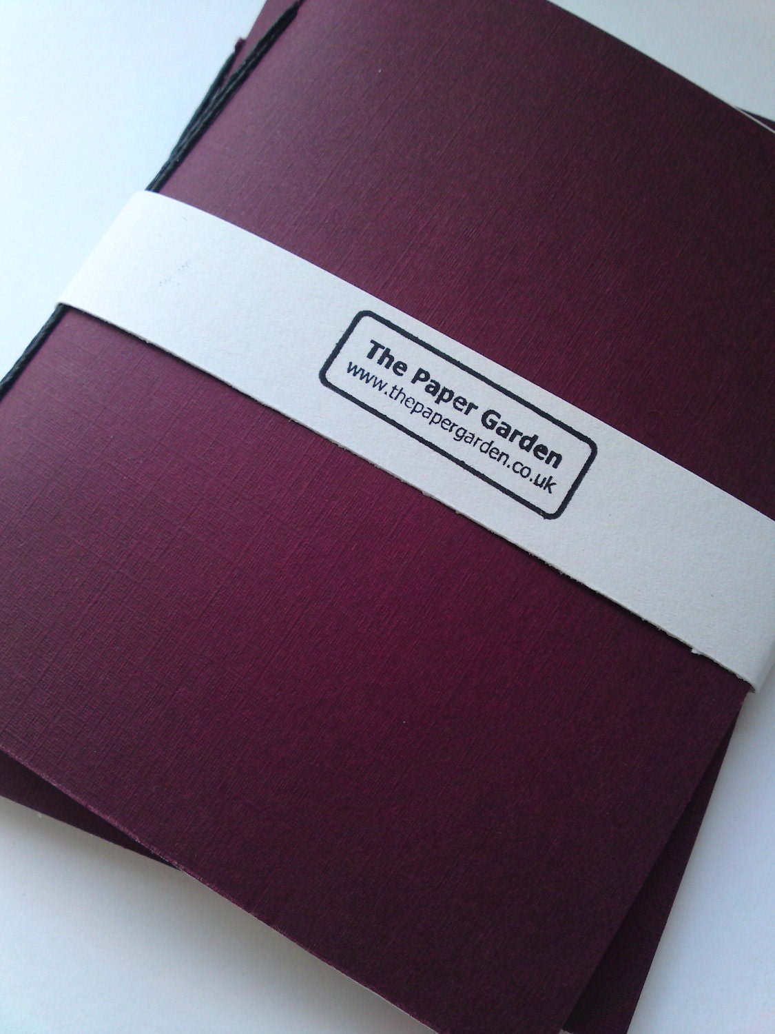 Dark Red/Maroon Pocket Notebooks -Set of 2 Jotters