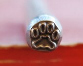 LARGE  3/8 Paw Print Design Stamp-New 8 mm-Metal Stamping Supplies for Personalized Jewelry