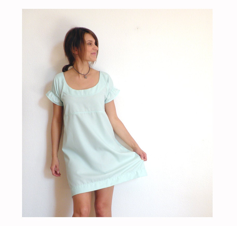 Reserved - TOTALLY COOL SALE Acqua little ball dress