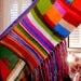 Hand Knit Indian Style Colorful Shawl Wrap Women Fall Winter